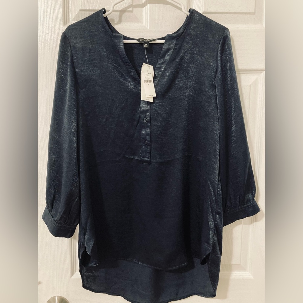 Banana republic Shiny Tunic Blouse